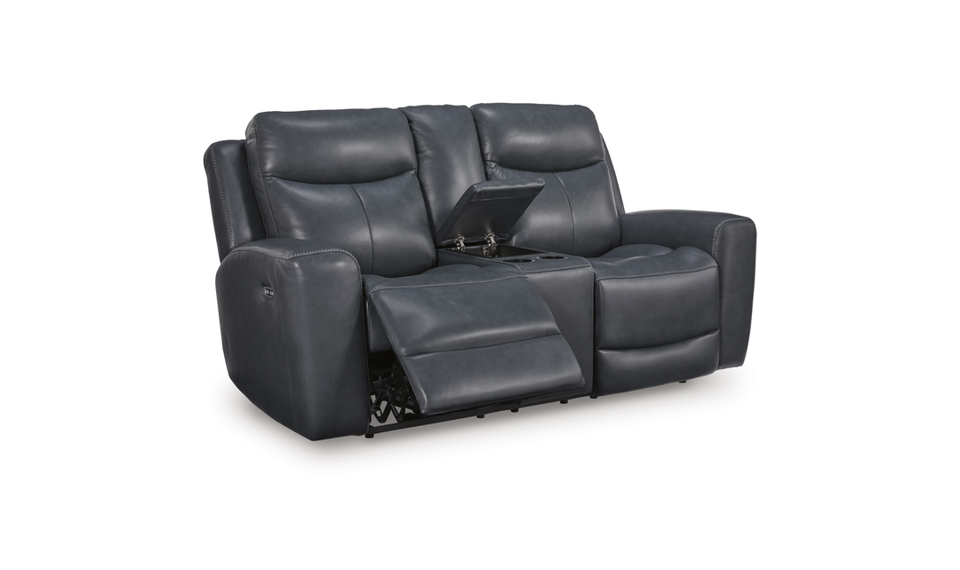 Modern Heritage Next Move Power Recliner Loveseat with Adjustable Headrest