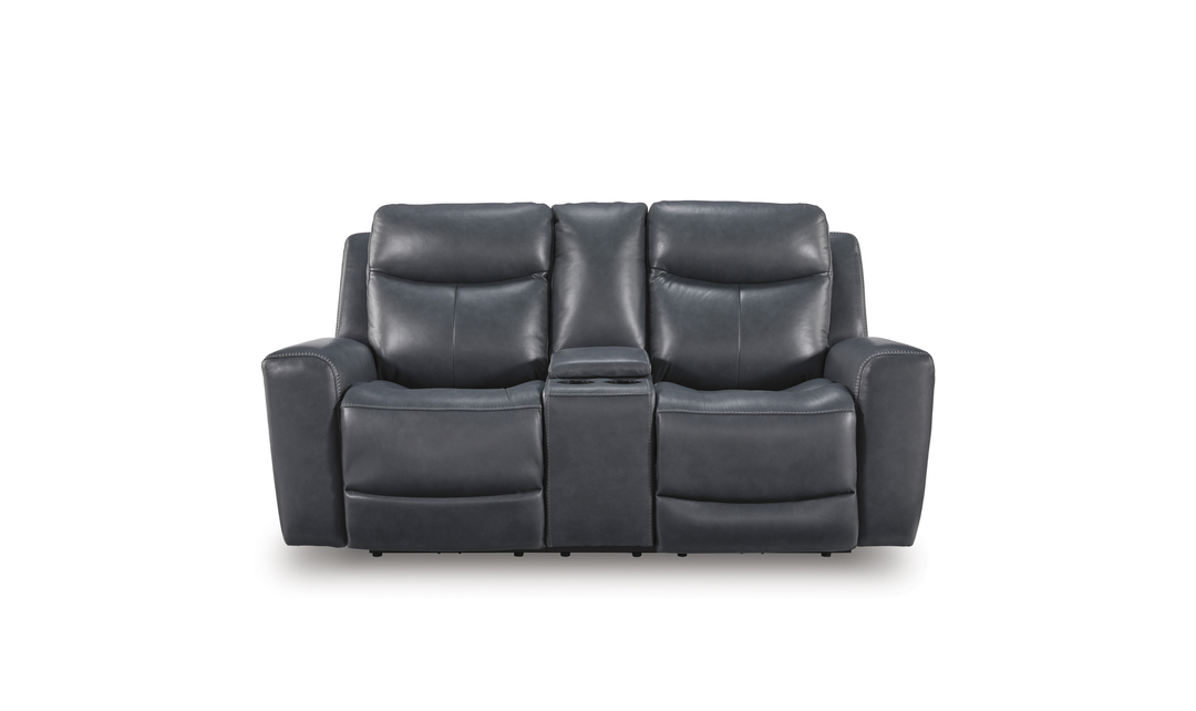 Modern Heritage Next Move Power Recliner Loveseat with Adjustable Headrest