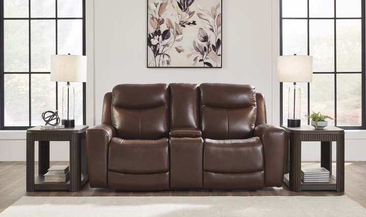 Modern Heritage Next Move Power Recliner Loveseat with Adjustable Headrest - Jennifer Furniture