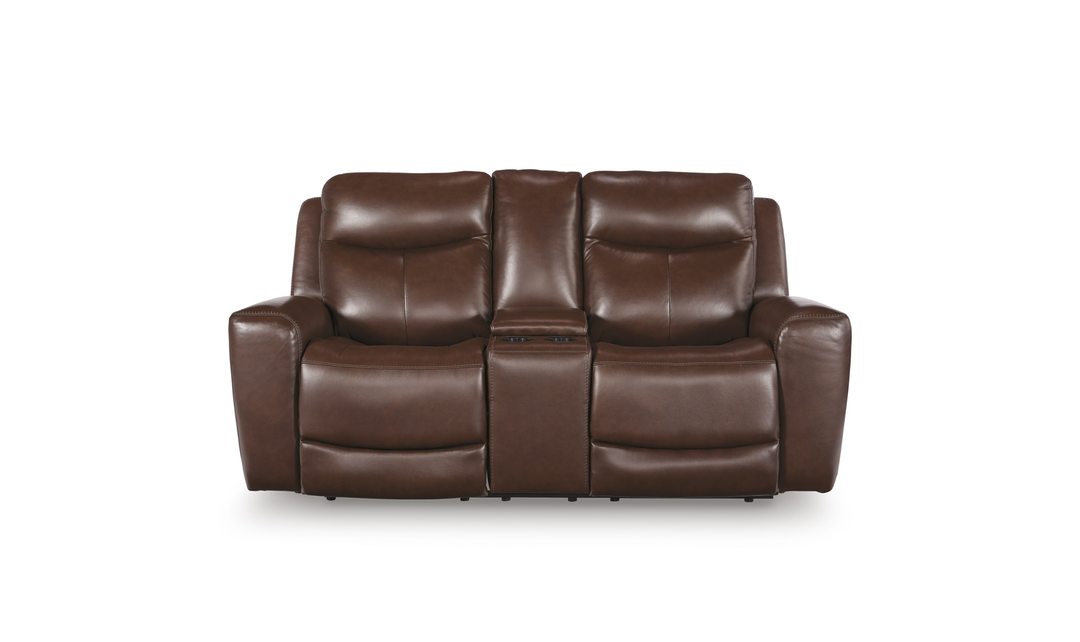 Modern Heritage Next Move Power Recliner Loveseat with Adjustable Headrest
