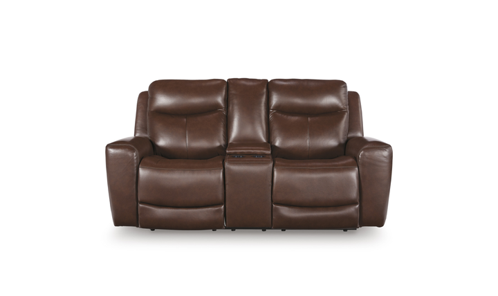 Modern Heritage Next Move Power Recliner Loveseat with Adjustable Headrest