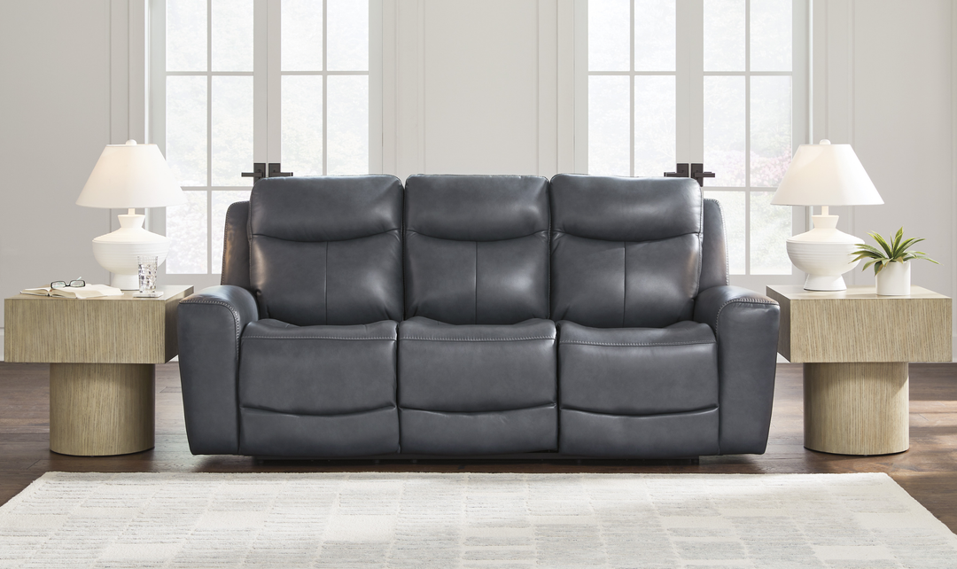 Modern Heritage Next Move Power Recliner Sofa with Adjustable Headrest - Jennifer Furniture