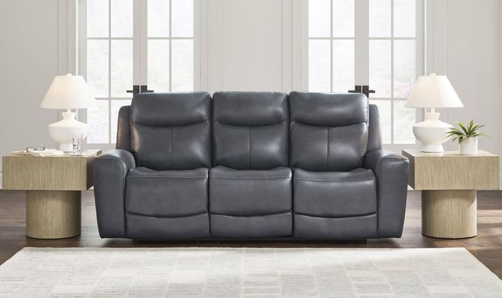 Modern Heritage Next Move Power Recliner Sofa with Adjustable Headrest - Jennifer Furniture
