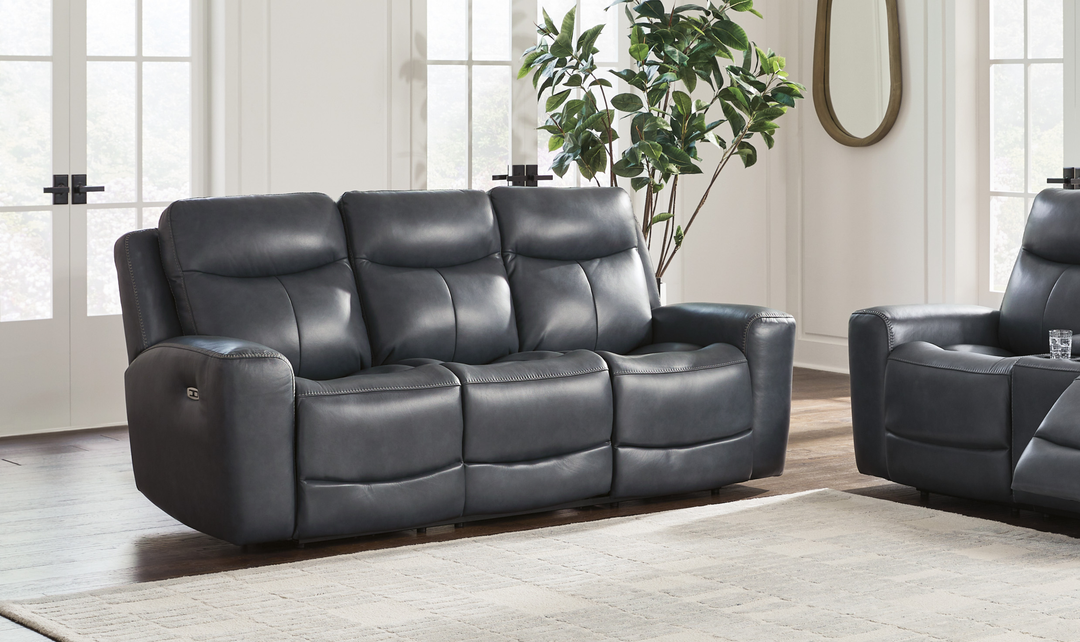 Modern Heritage Next Move Power Recliner Sofa with Adjustable Headrest - Jennifer Furniture