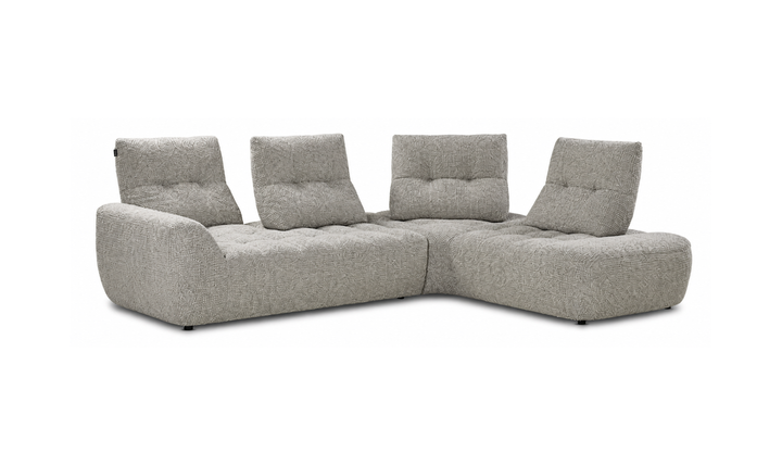 Nicoletti Italia Esprit Modular Fabric Sectional Sofa with Adjustable Backrests - Jennifer Furniture