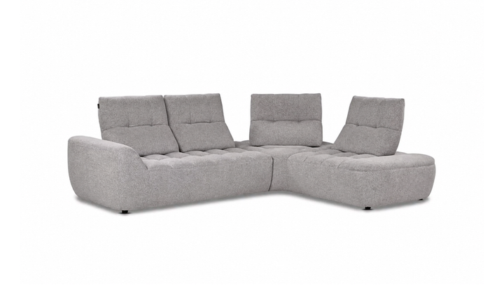Nicoletti Italia Esprit Modular Fabric Sectional Sofa with Adjustable Backrests - Jennifer Furniture