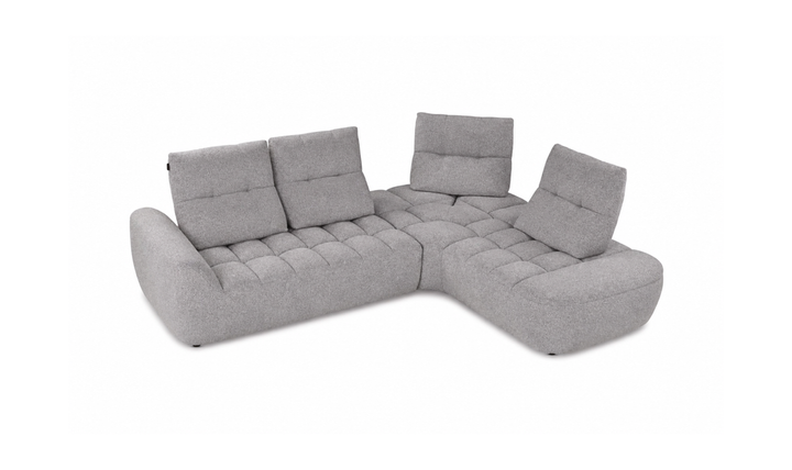 Nicoletti Italia Esprit Modular Fabric Sectional Sofa with Adjustable Backrests - Jennifer Furniture