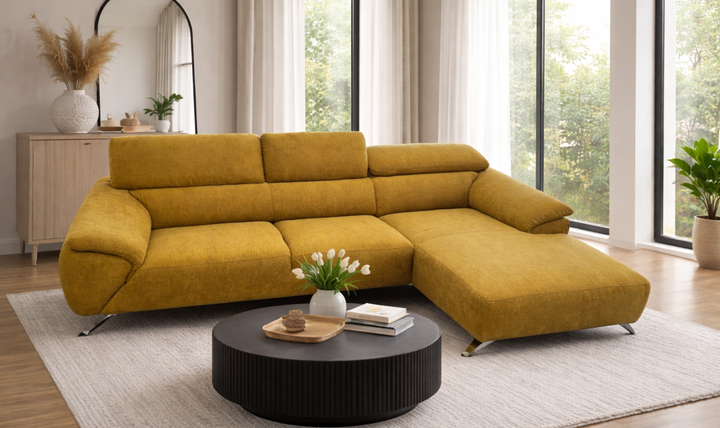 Nicoletti Italia Tesla 2-Piece Fabric Sofa - Jennifer Furniture