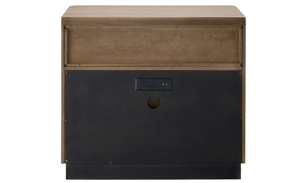 Nomad 2 Drawer Nightstand-Jennifer Furniture
