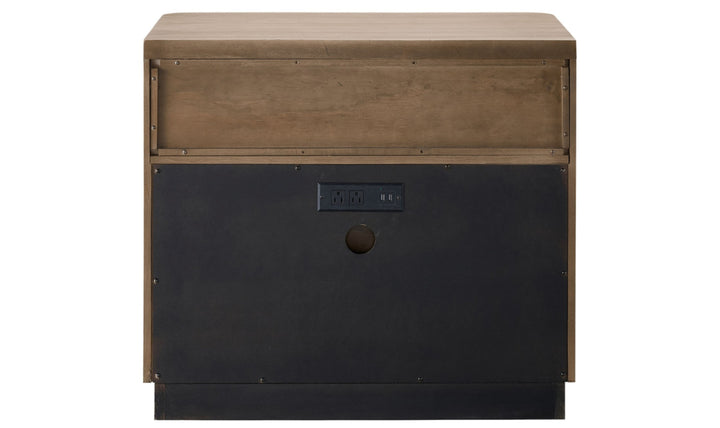 Nomad 2 Drawer Nightstand-Jennifer Furniture