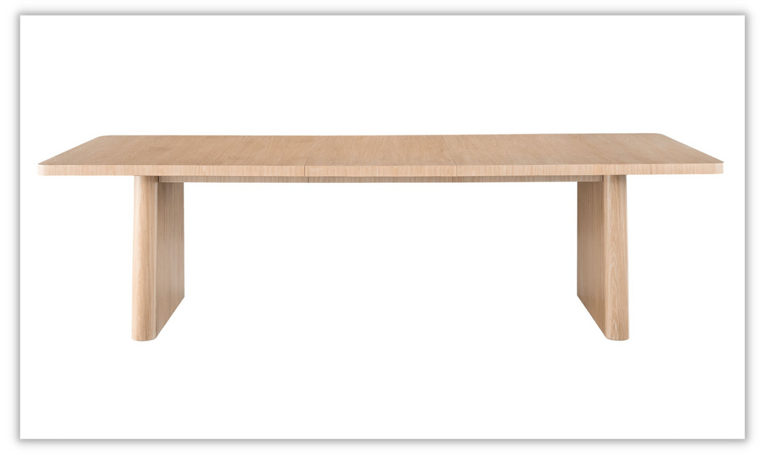 Universal Nomad Dining Table Set in Tan Oak Finish