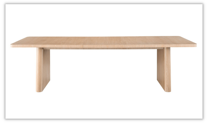 Universal Nomad Dining Table Set in Tan Oak Finish