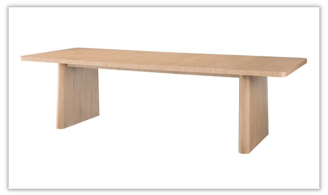 Universal Nomad Dining Table Set in Tan Oak Finish