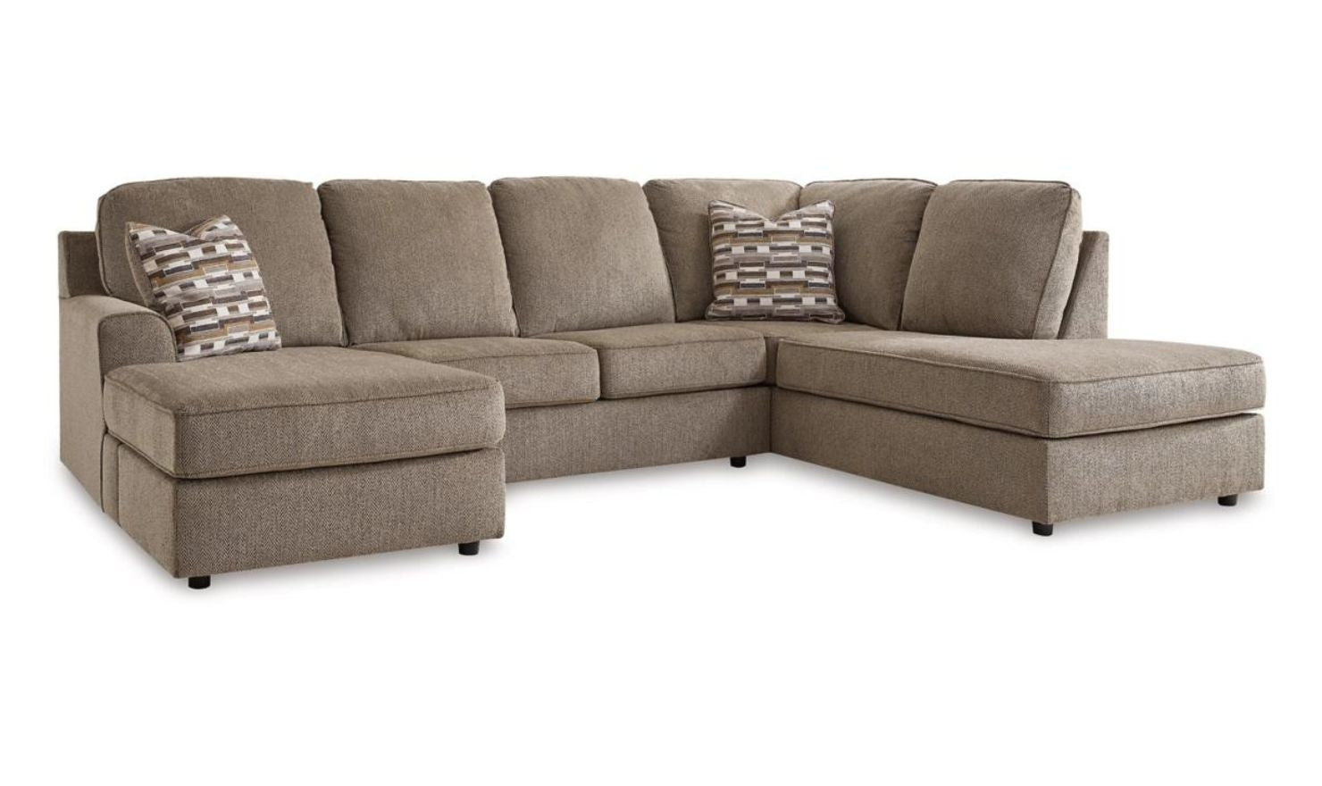 O'Phannon U-Shape 2-Piece Sectional with Chaise- jennifer furniture