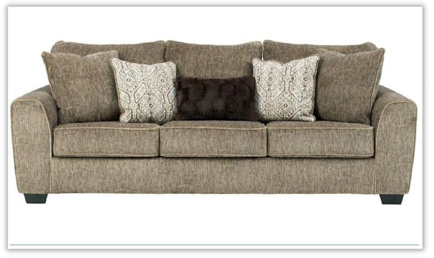 Ashley Olin Chocolate Fabric Queen Sofa Sleeper Jennifer Furniture