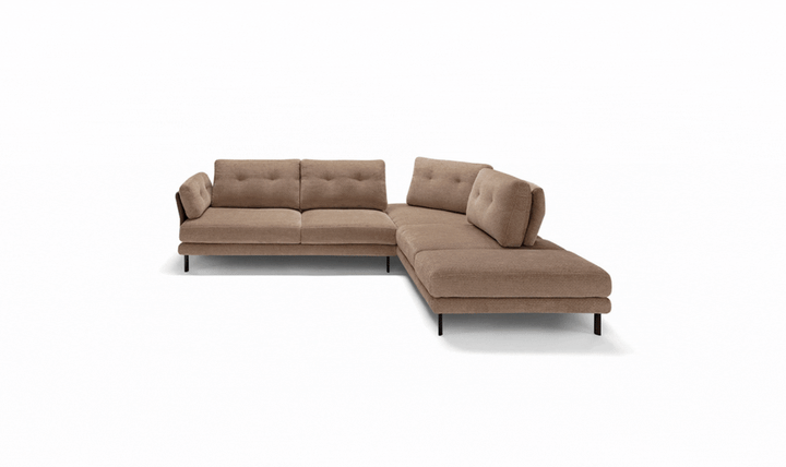 Pavone Sectional Sofa With Chaise – Contemporary L-Shaped Configuration