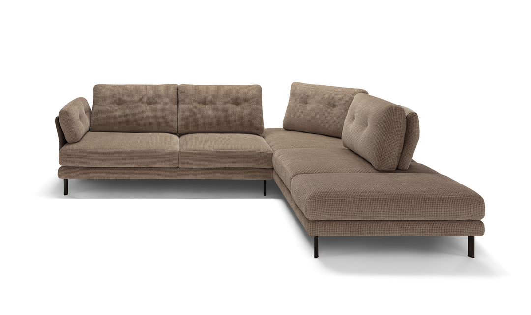 Pavone Sectional Sofa With Chaise – Contemporary L-Shaped Configuration