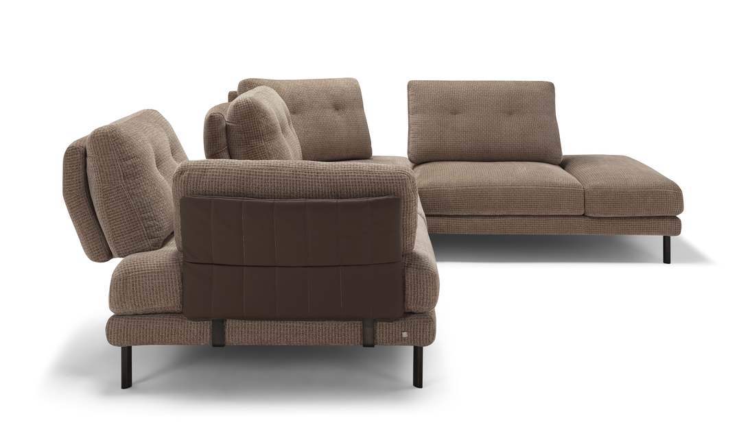 Pavone Sectional Sofa With Chaise – Contemporary L-Shaped Configuration