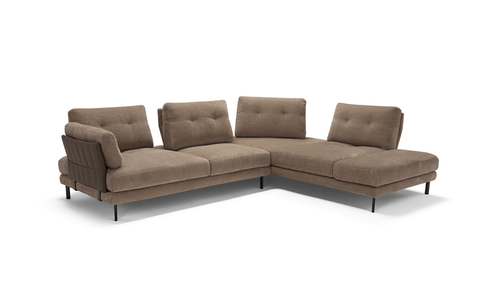 Pavone Sectional Sofa With Chaise – Contemporary L-Shaped Configuration