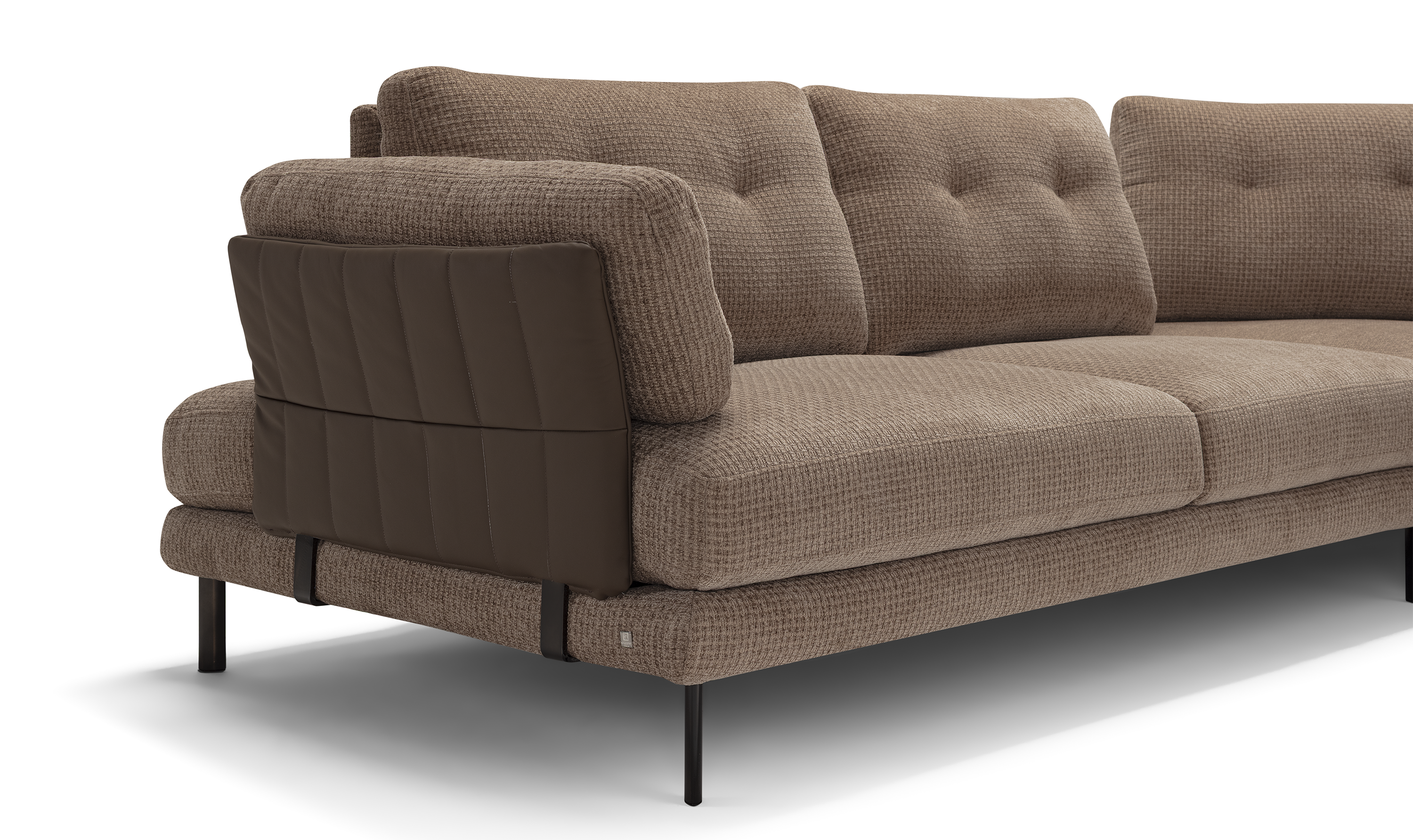 Klaussner Pavone L-Shaped Sectional Sofa With Chaise