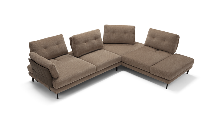 Pavone Sectional Sofa With Chaise – Contemporary L-Shaped Configuration