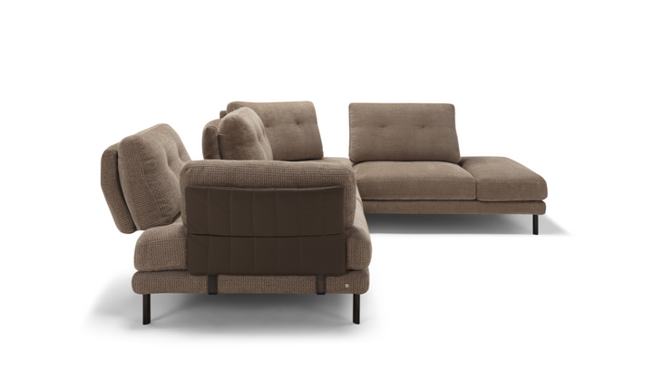 Pavone Sectional Sofa With Chaise – Contemporary L-Shaped Configuration