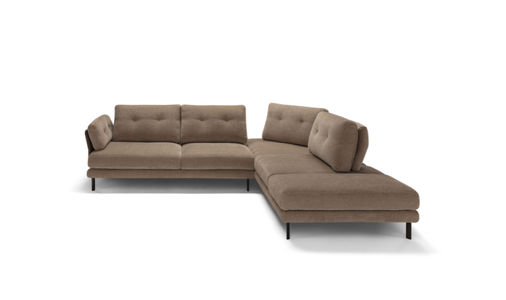 Pavone Sectional Sofa With Chaise – Contemporary L-Shaped Configuration