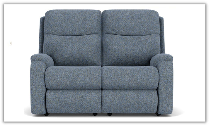 Penn Power Reclining Loveseat with Power Headrests & Footrests