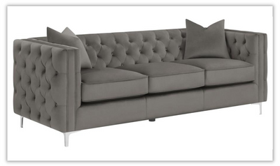 Phoebe Living Room Set In Brown