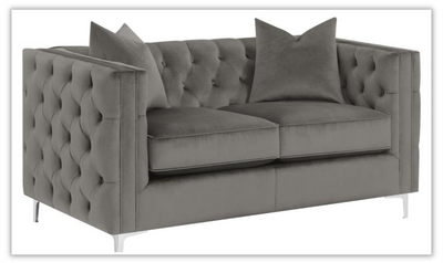 Phoebe Living Room Set In Brown