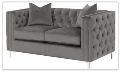 Phoebe Living Room Set In Brown