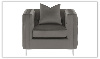 Phoebe Living Room Set In Brown