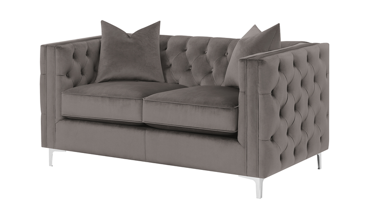 Phoebe Loveseat with Tufted Back