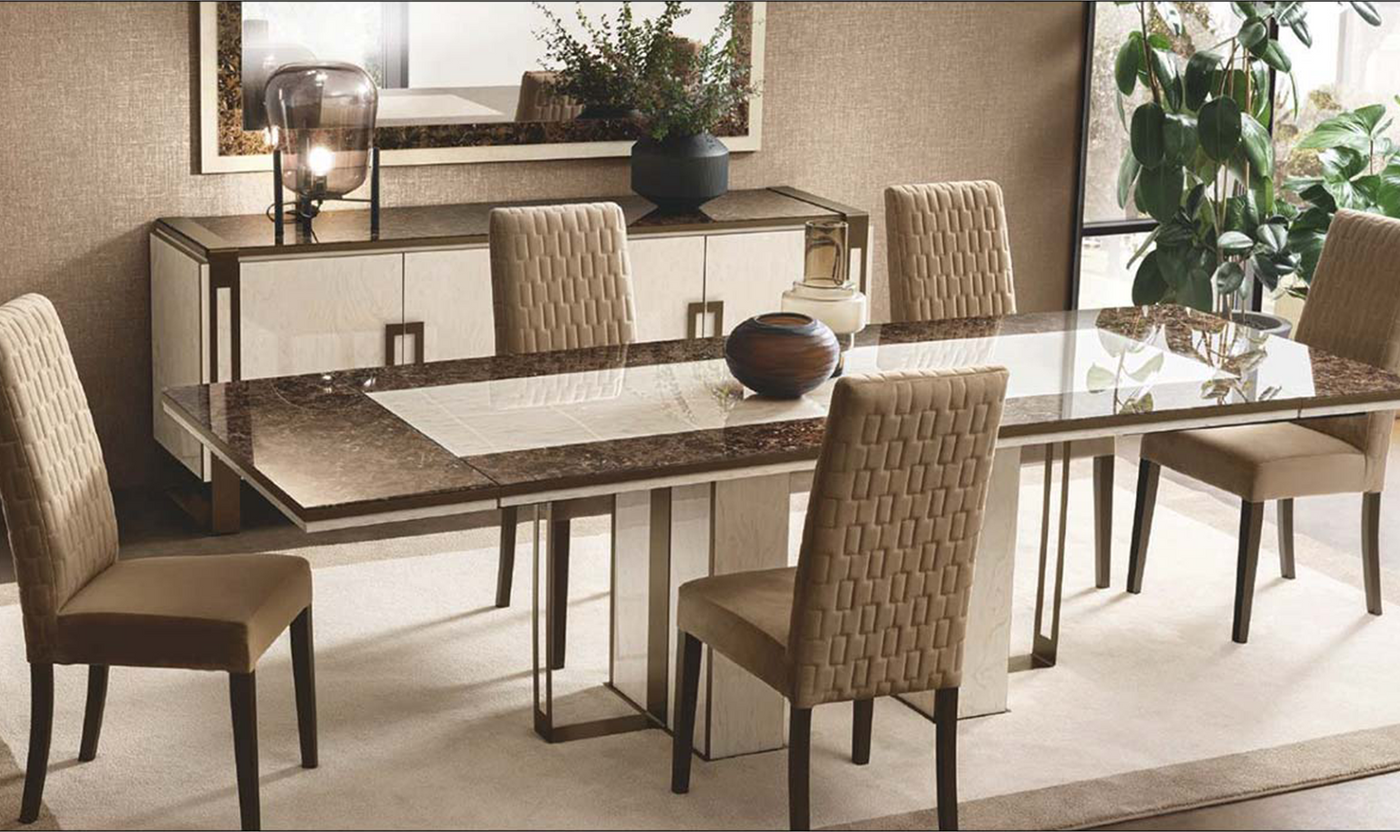 Poesia Rectangle Dining Room Set with Extendable Table