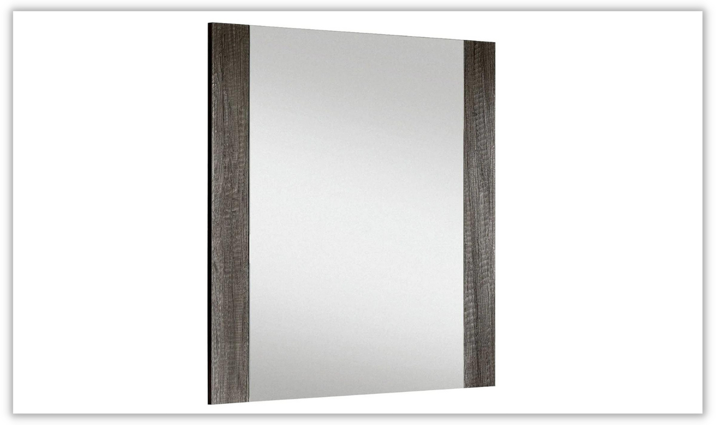 Portofino Premium Rectangular Mirror in Wooden Frame