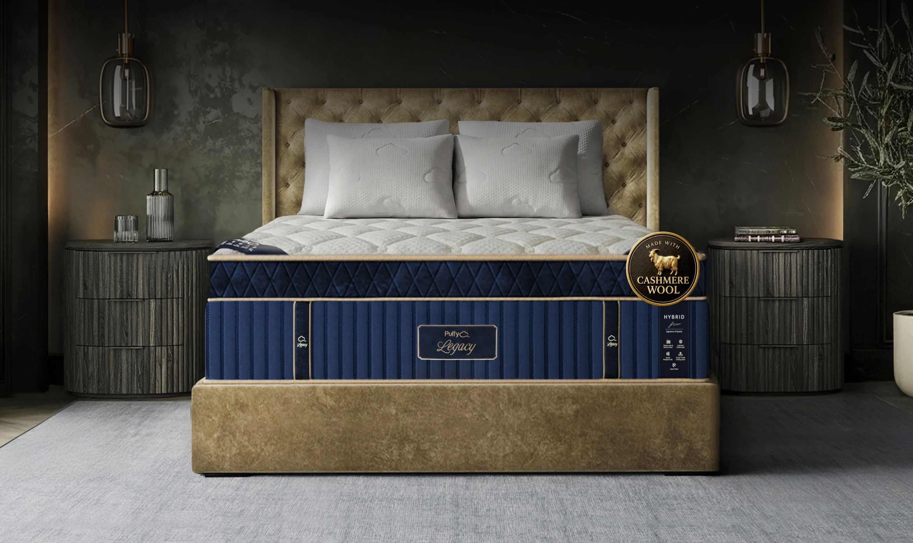 Puffy Legacy Medium-Plush Mattress with Reinforced Foam Edges