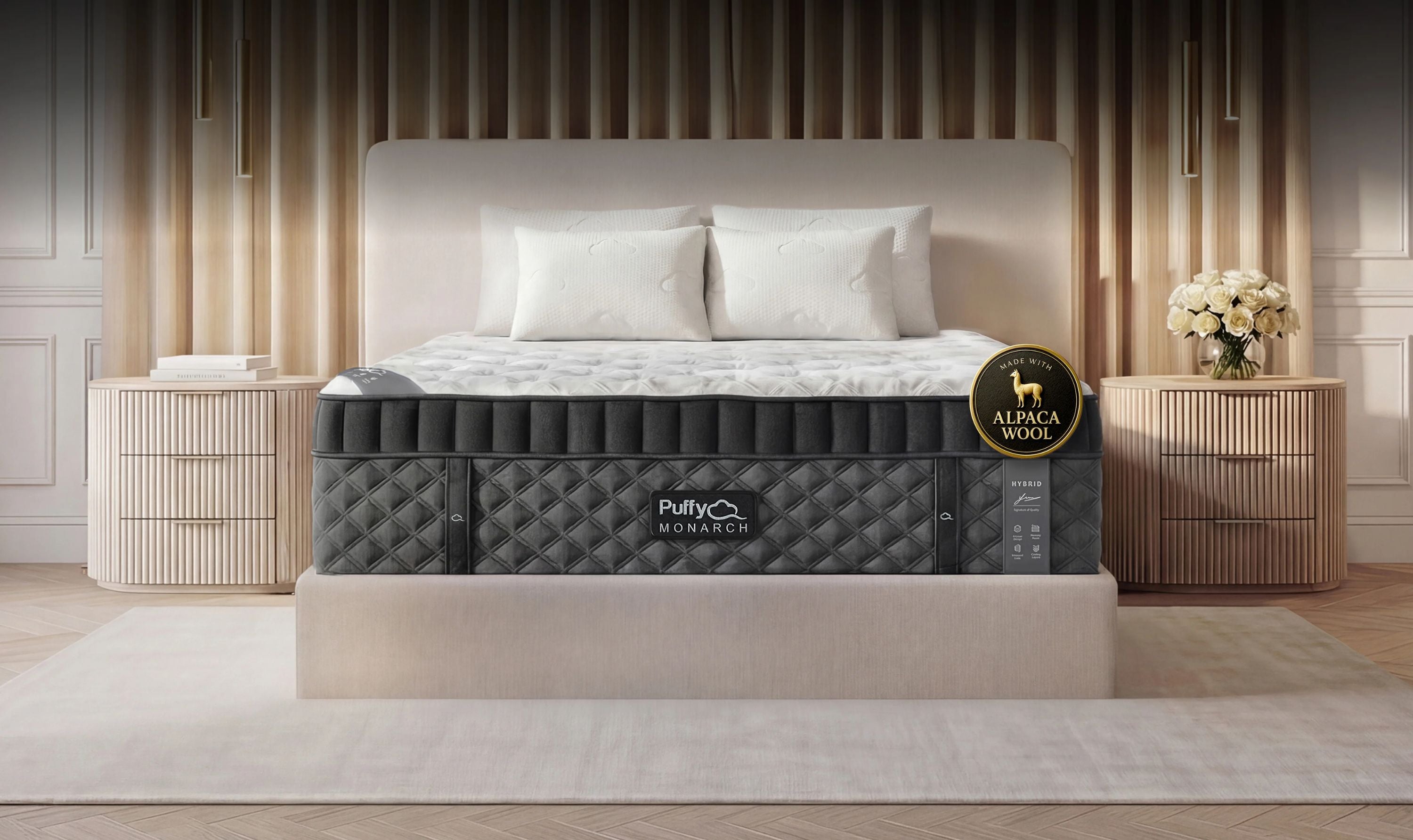 Puffy Monarch Mattress with Advanced Cooling Layers & Breathable Cover