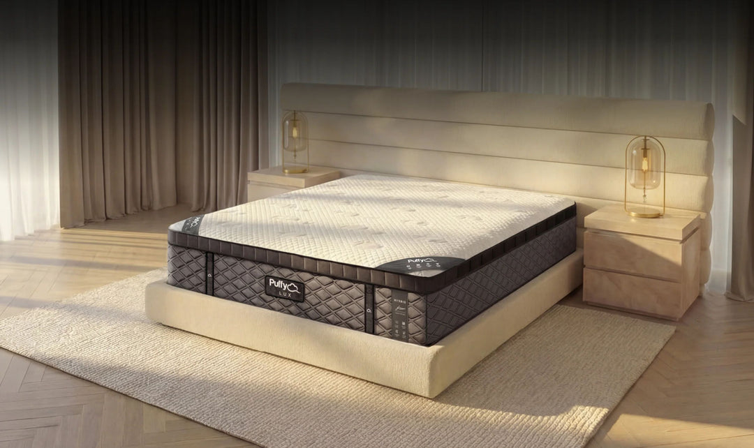 Puffy Lux Medium-Plush Mattress with Temperature-Regulating Foam