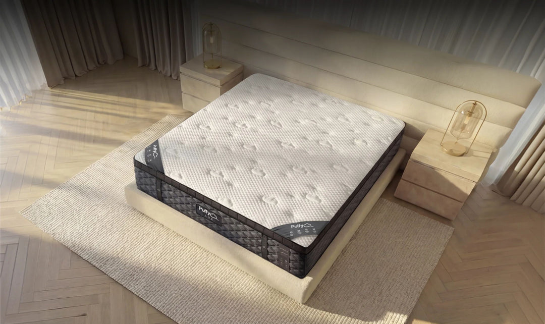 Puffy Lux Medium-Plush Mattress with Temperature-Regulating Foam