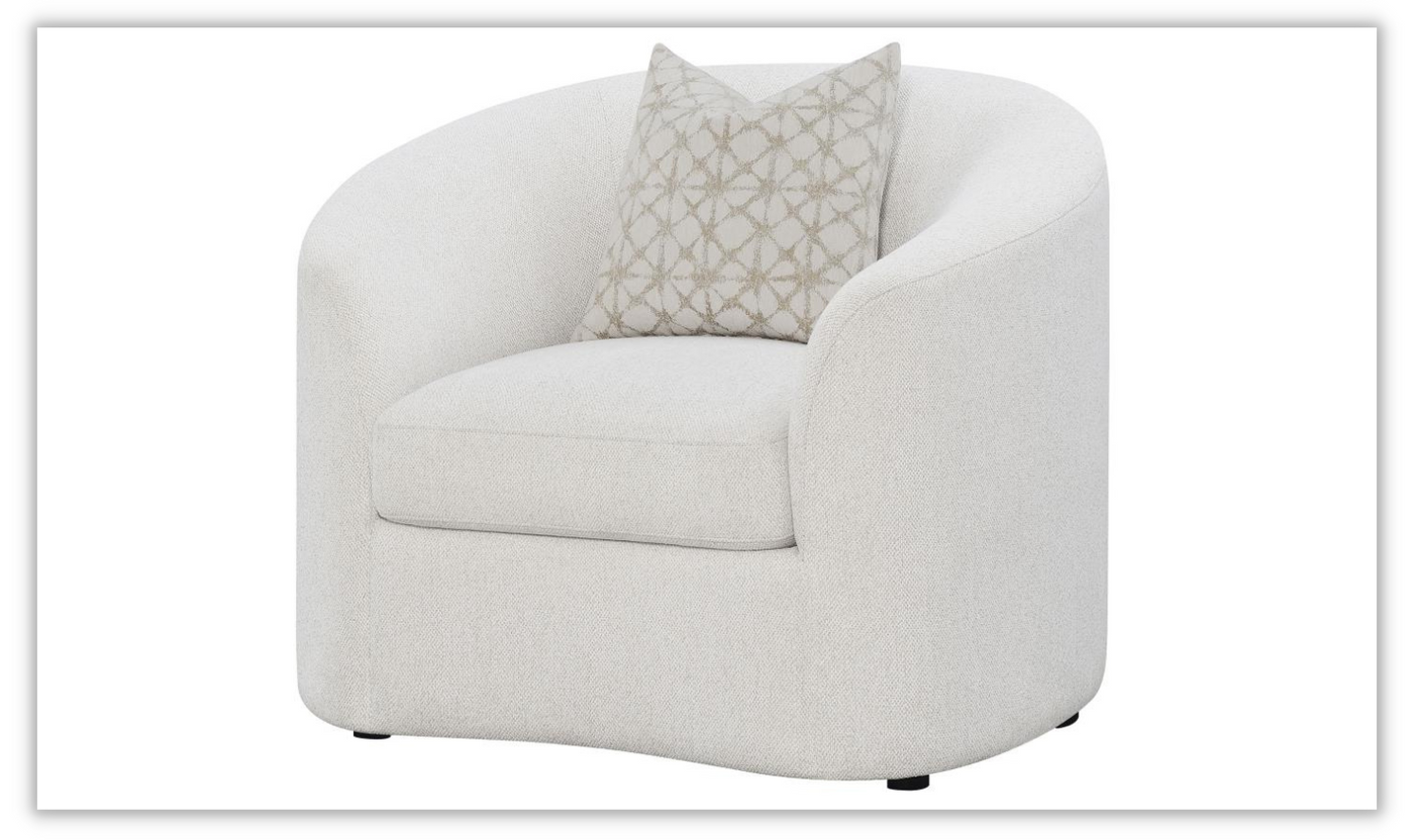 Buy Rainn Upholstered Chair in Beige Online at Jennifer Furniture