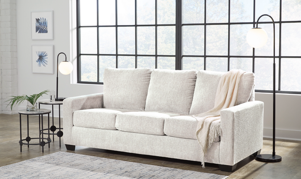 Modern Heritage Rannis Fabric Sofa Sleeper with Memory Foam Mattress