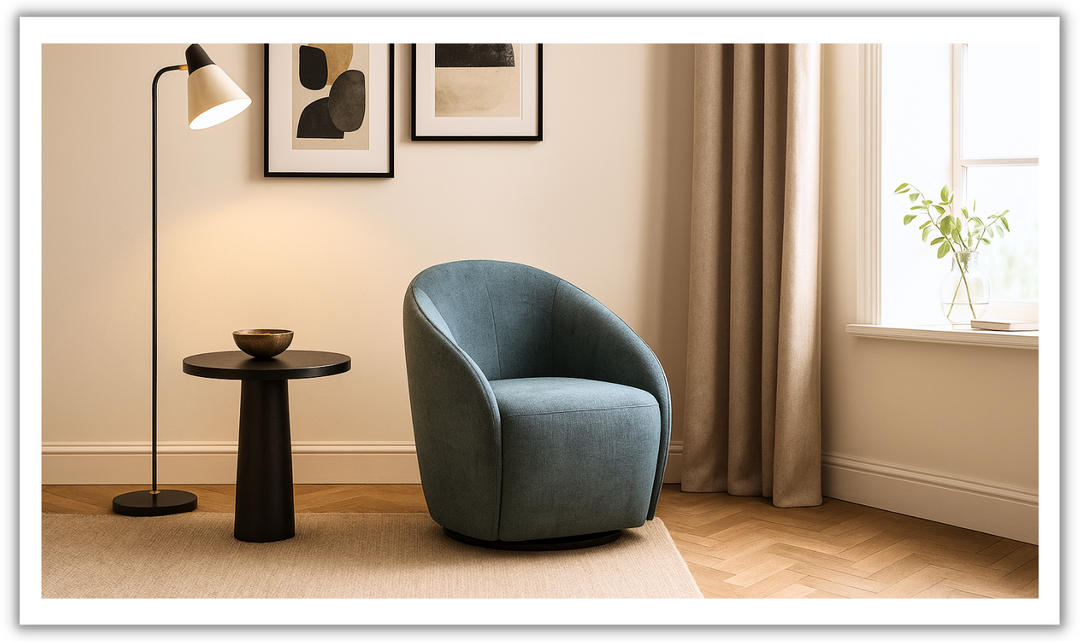 Luonto Regalia Stationary Fabric Swivel Chair
