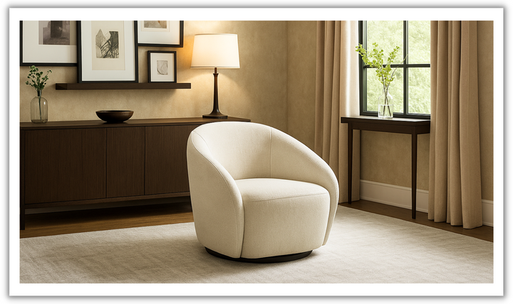 Luonto Regalia Stationary Fabric Swivel Chair
