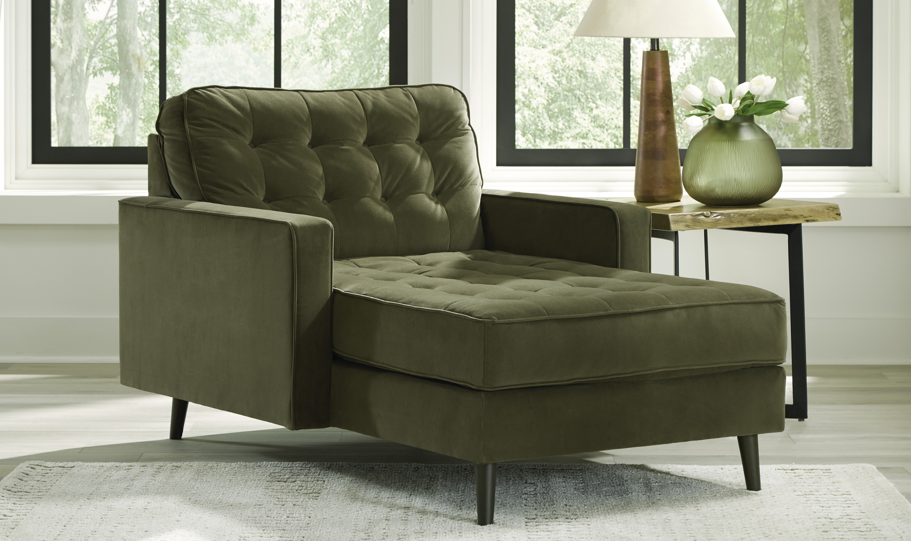 Modern Heritage Reveon Lakes Fabric Chaise - Jennifer Furniture