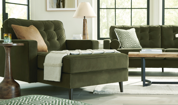 Modern Heritage Reveon Lakes Fabric Chaise - Jennifer Furniture