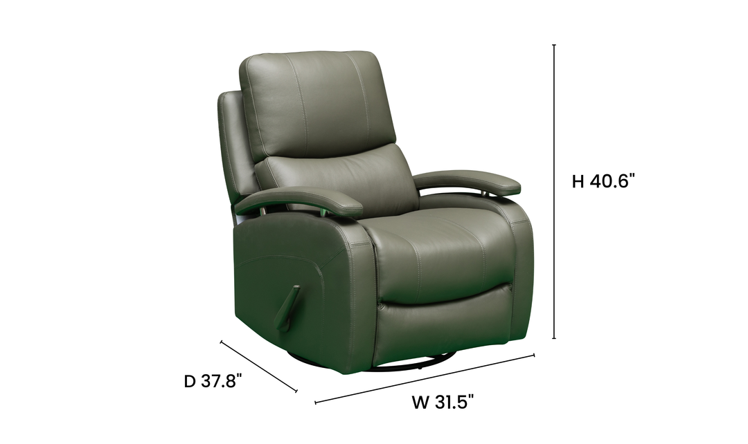 Klaussner Riposo Leather Recliner Chair