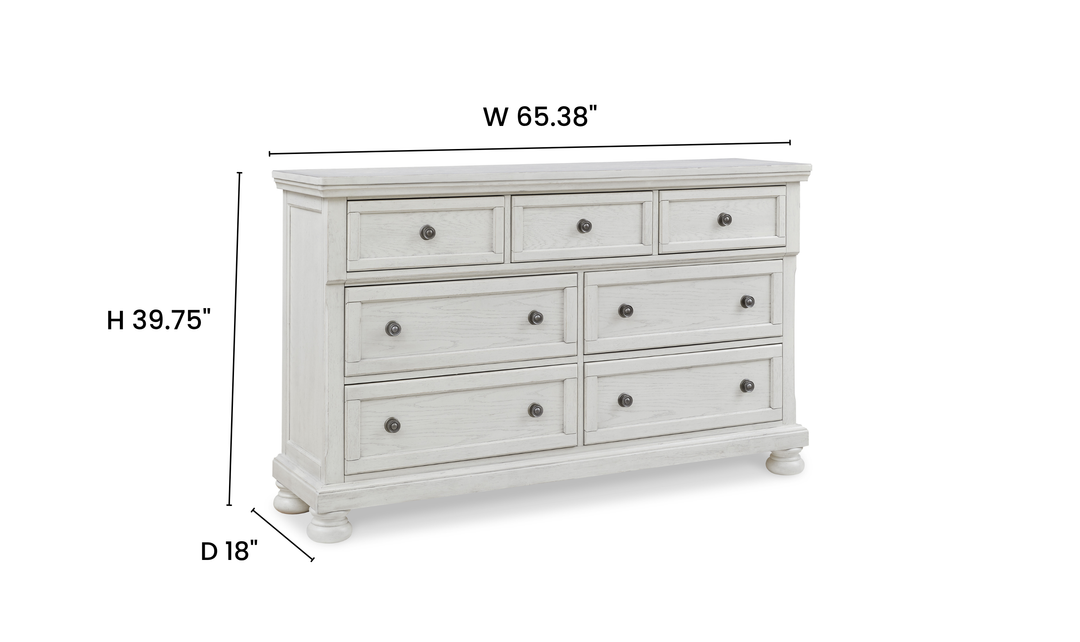 Modern Heritage Robbinsdale Dresser and Mirror - Jennifer Furniture