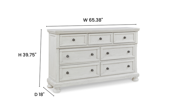 Modern Heritage Robbinsdale Dresser and Mirror - Jennifer Furniture