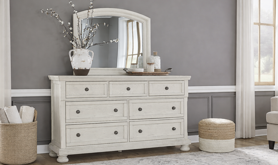 Modern Heritage Robbinsdale Dresser and Mirror - Jennifer Furniture