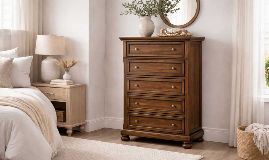 Modern Heritage Robbinsdale 5 Drawers Wooden Chest